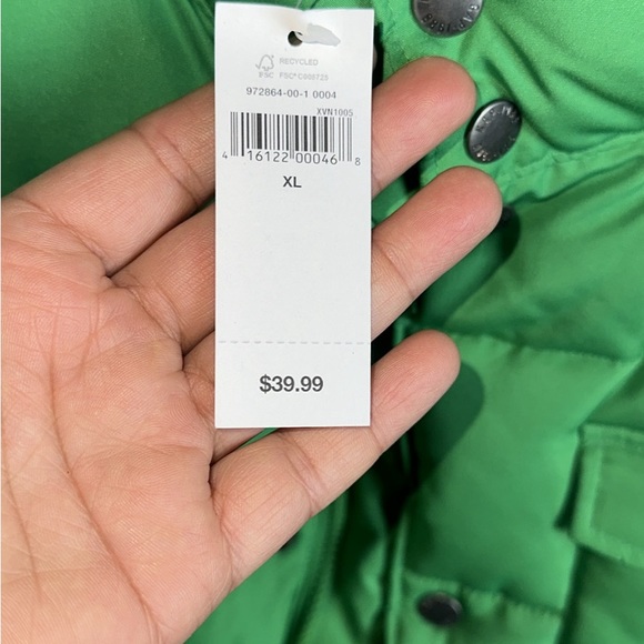 Gap kids Puffer Jacket . Fleece lined new with tags . - Picture 3 of 7